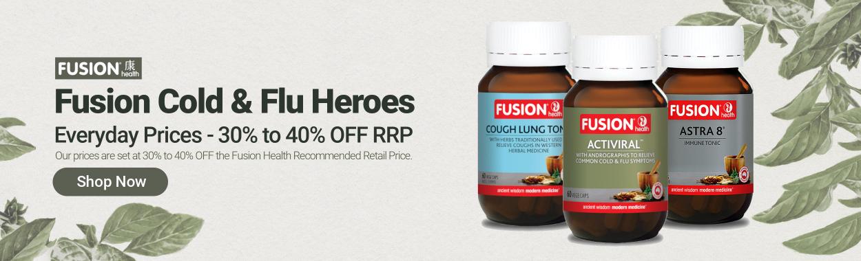 Fusion Health 30% to 40% OFF RRP!