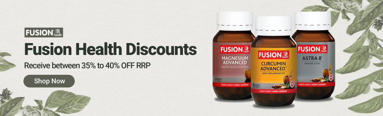 Fusion Health 40% OFF RRP!