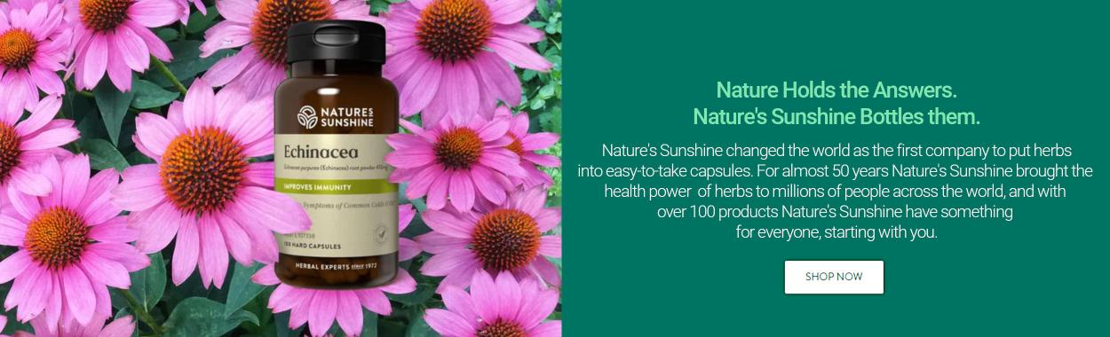Nature's Sunshine Homepage banner
