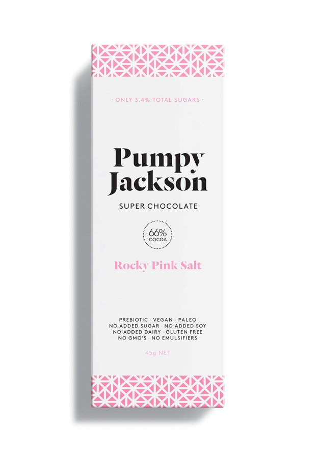 Pumpy Jackson Chocolate Rocky Pink Salt 45g