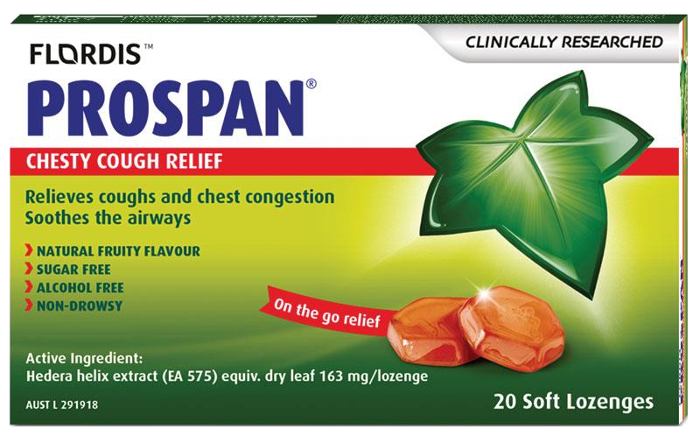 Flordis Prospan Lozenges | Chesty Cough Relief