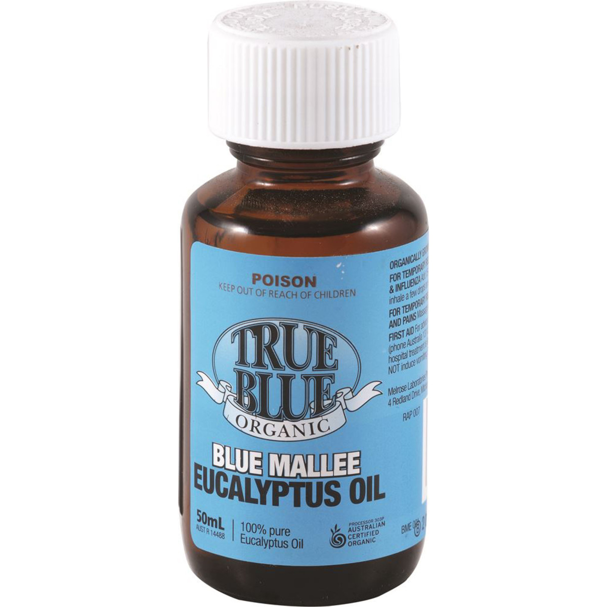 True Blue Organic Blue Mallee Eucalyptus Oil