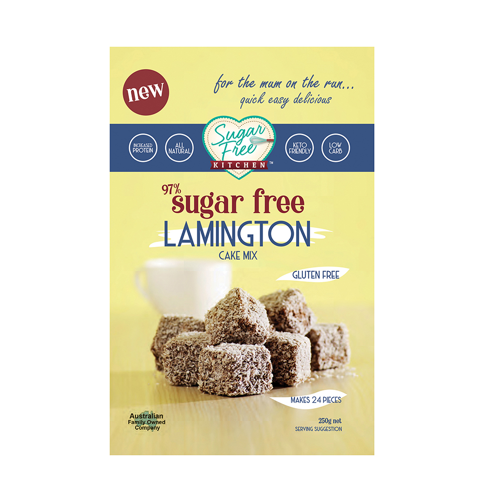 Sweet Life Sugar Free Kitchen Cake Mix Lamington 250g