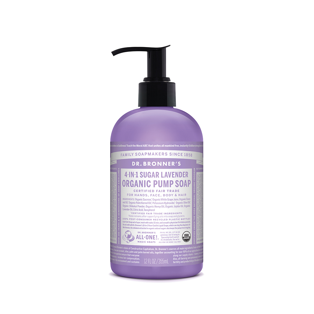Dr. Bronner's Organic Pump Soap Lavender 355ml