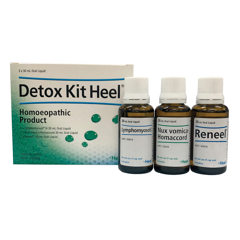 Heel Detox Kit  (Lymp, Nux Vomica, Reneel) 3 x 30ml