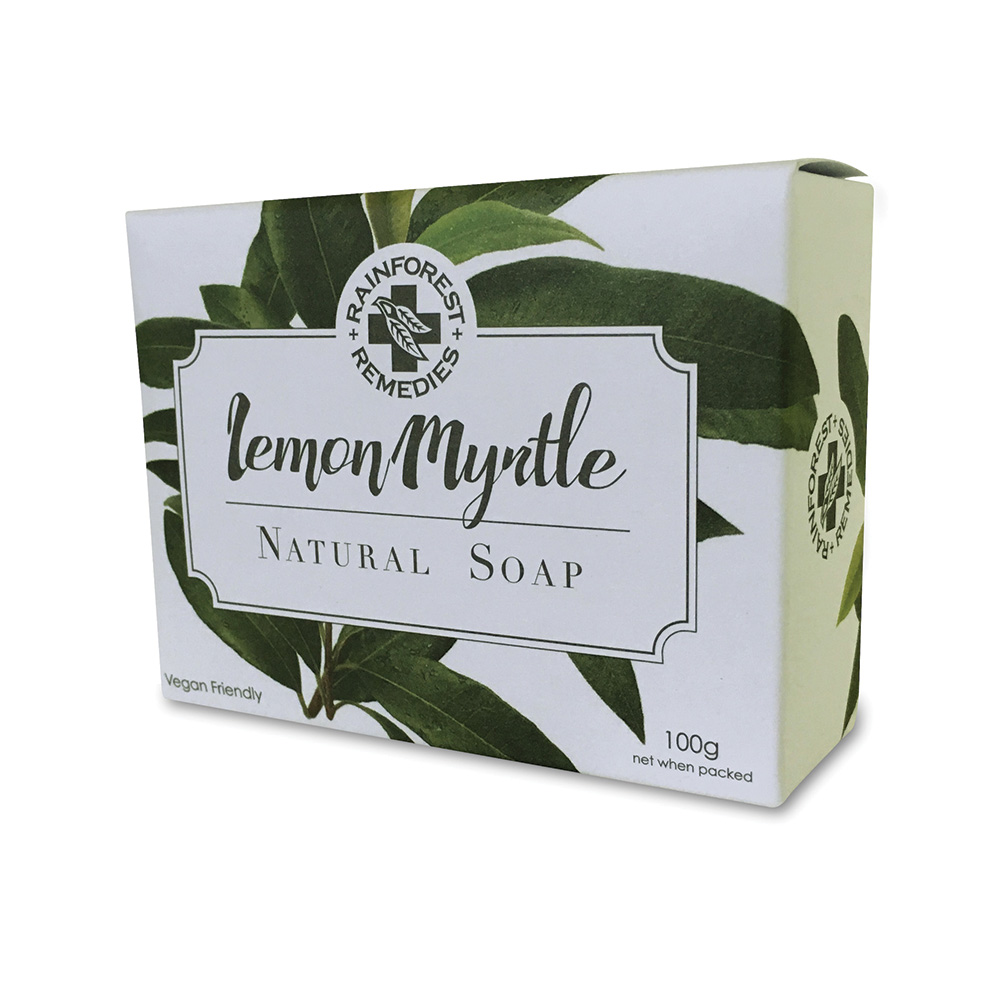 Rainforest Remedies Lemon Myrtle Soap Smooth 100g