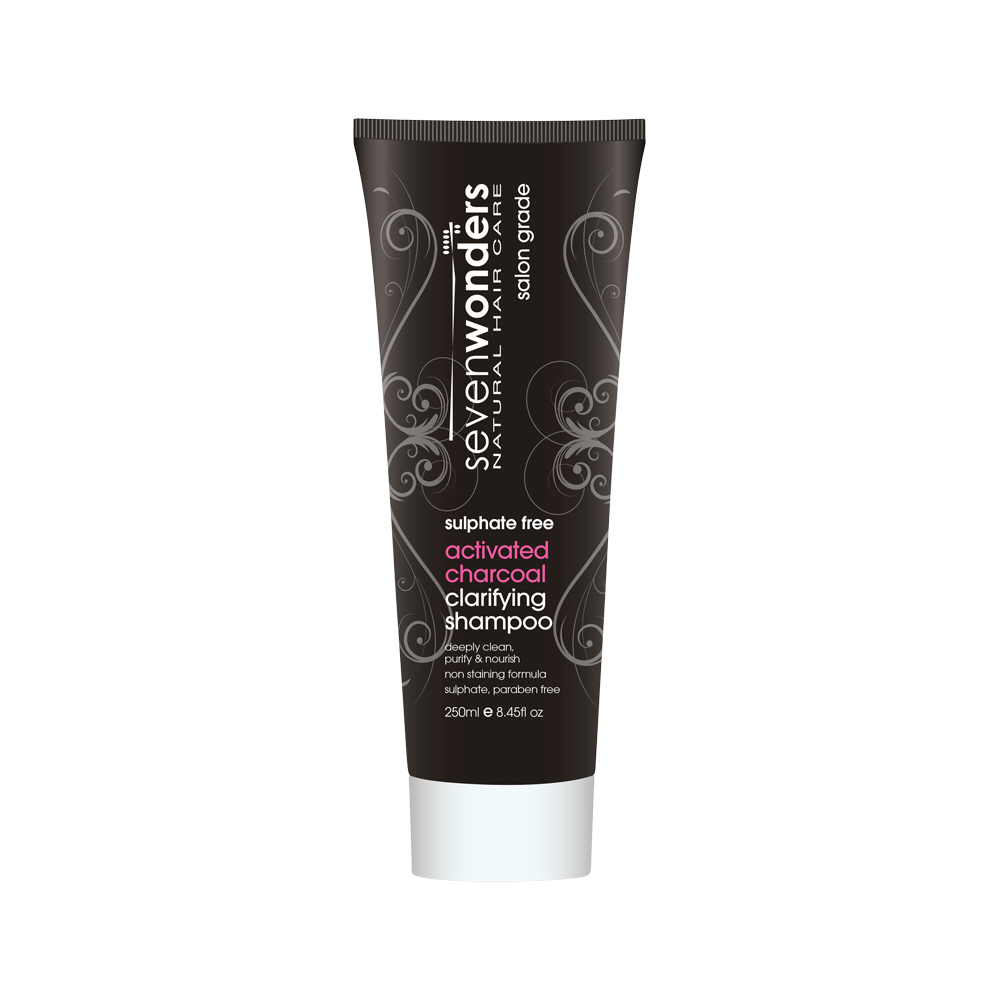 Seven Wonders Activated Charcoal | Clarifying Shampoo 250ml