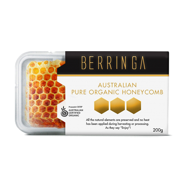 Berringa Australian Organic Honeycomb 200g