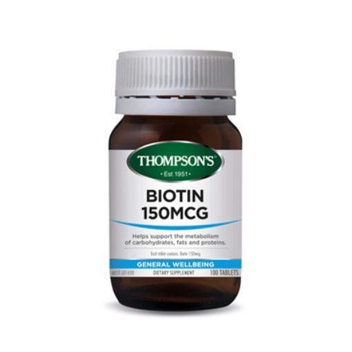 Thompson's Biotin 150mcg | 100 Tablets