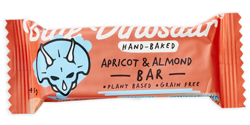 Blue Dinosaur Paleo Bar - Apricot & Almond (Wild Apricot)