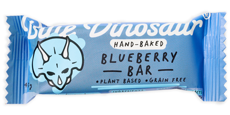 Blue Dinosaur Paleo Bar - Blueberry