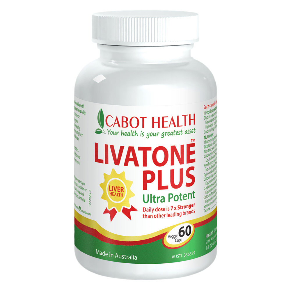 Cabot Health LivaTone Plus Capsules Liver Tonic