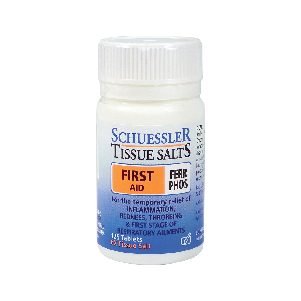 Schuessler Tissue Salts Ferr Phos First Aid Tablets