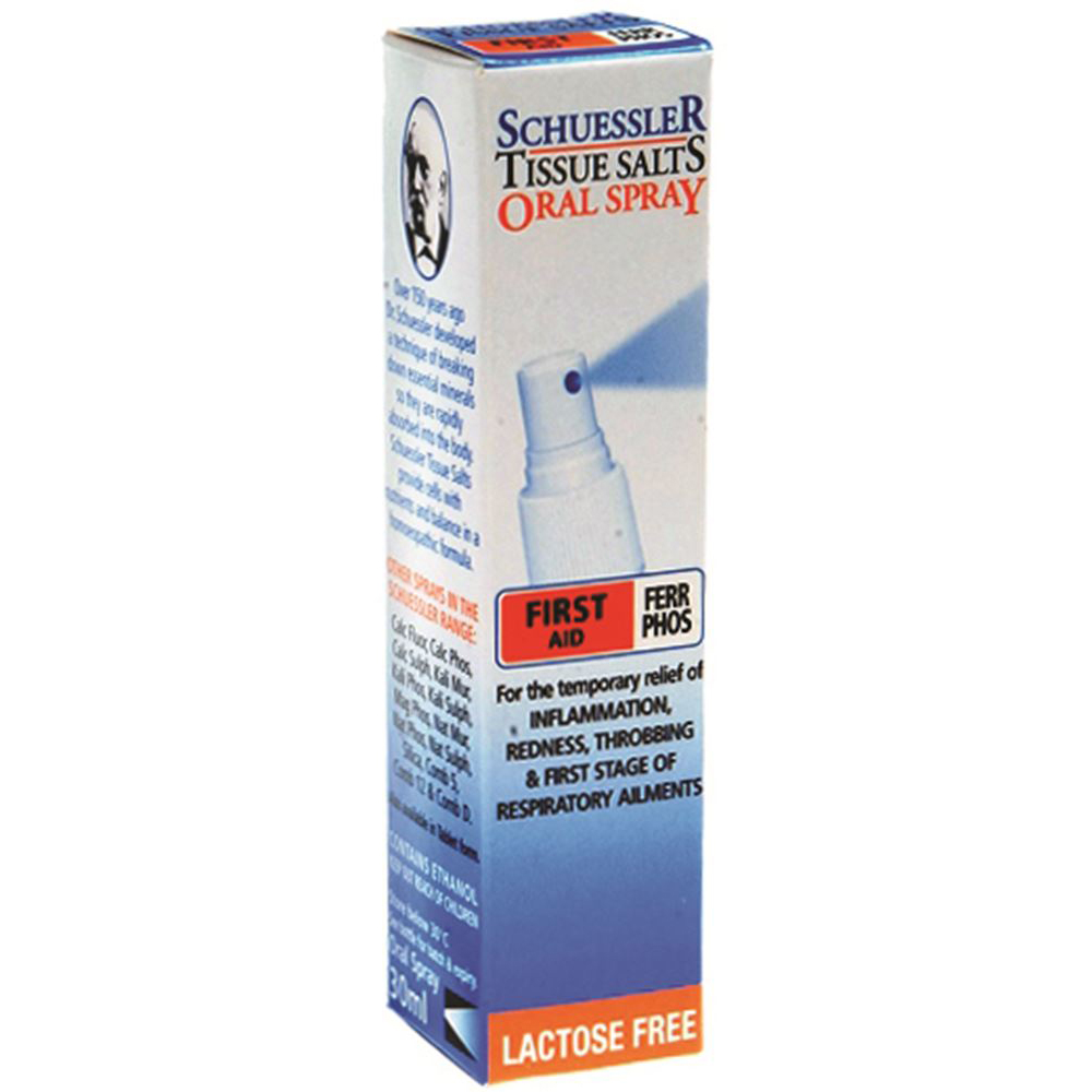 Schuessler Tissue Salts Ferr Phos First Aid Spray