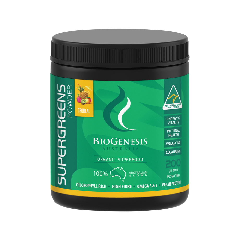 BioGenesis Super Greens Powder | Tropical Fruit