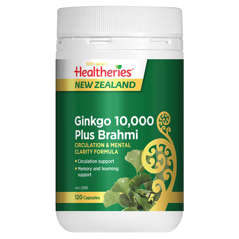 Healtheries Ginkgo 10,000 Plus Brahmi