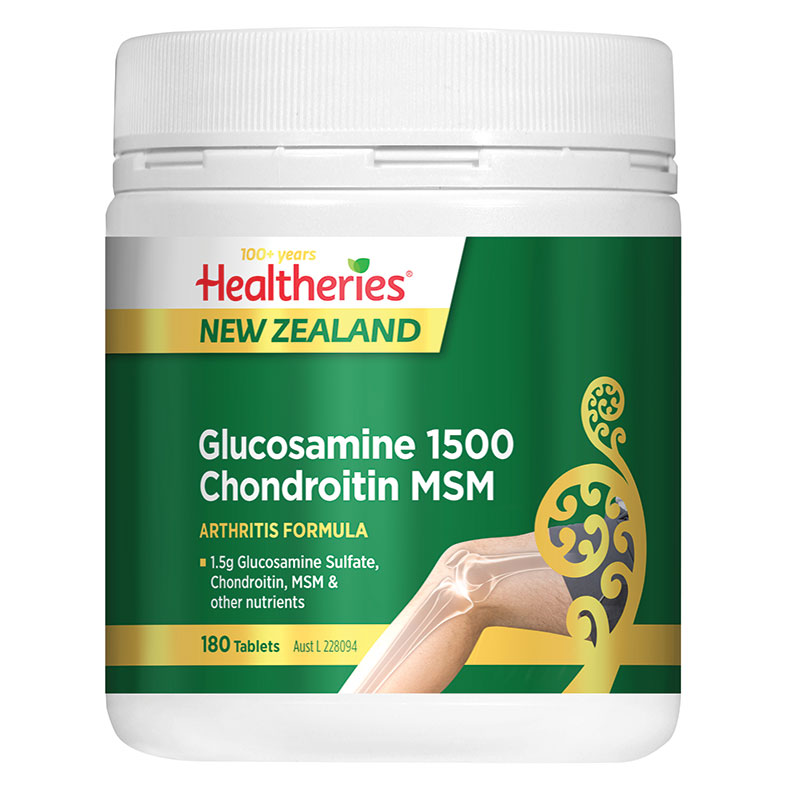 Healtheries Glucosamine 1500 Chondroitin MSM