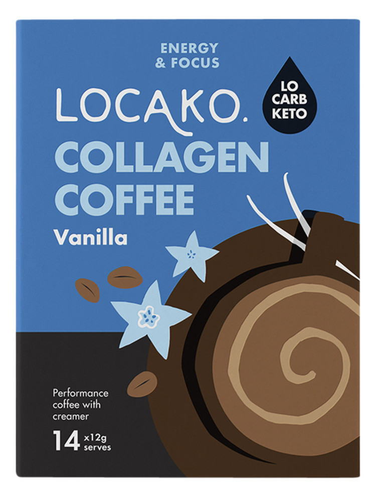 Locako Vanilla Collagen Coffee Sachets