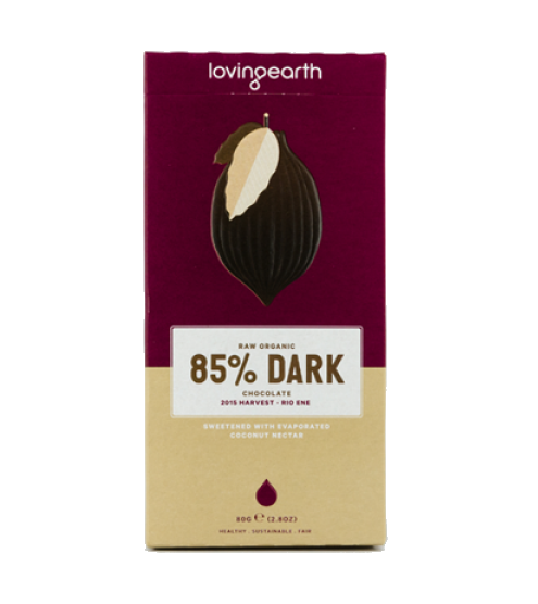 Loving Earth 85% Dark Chocolate