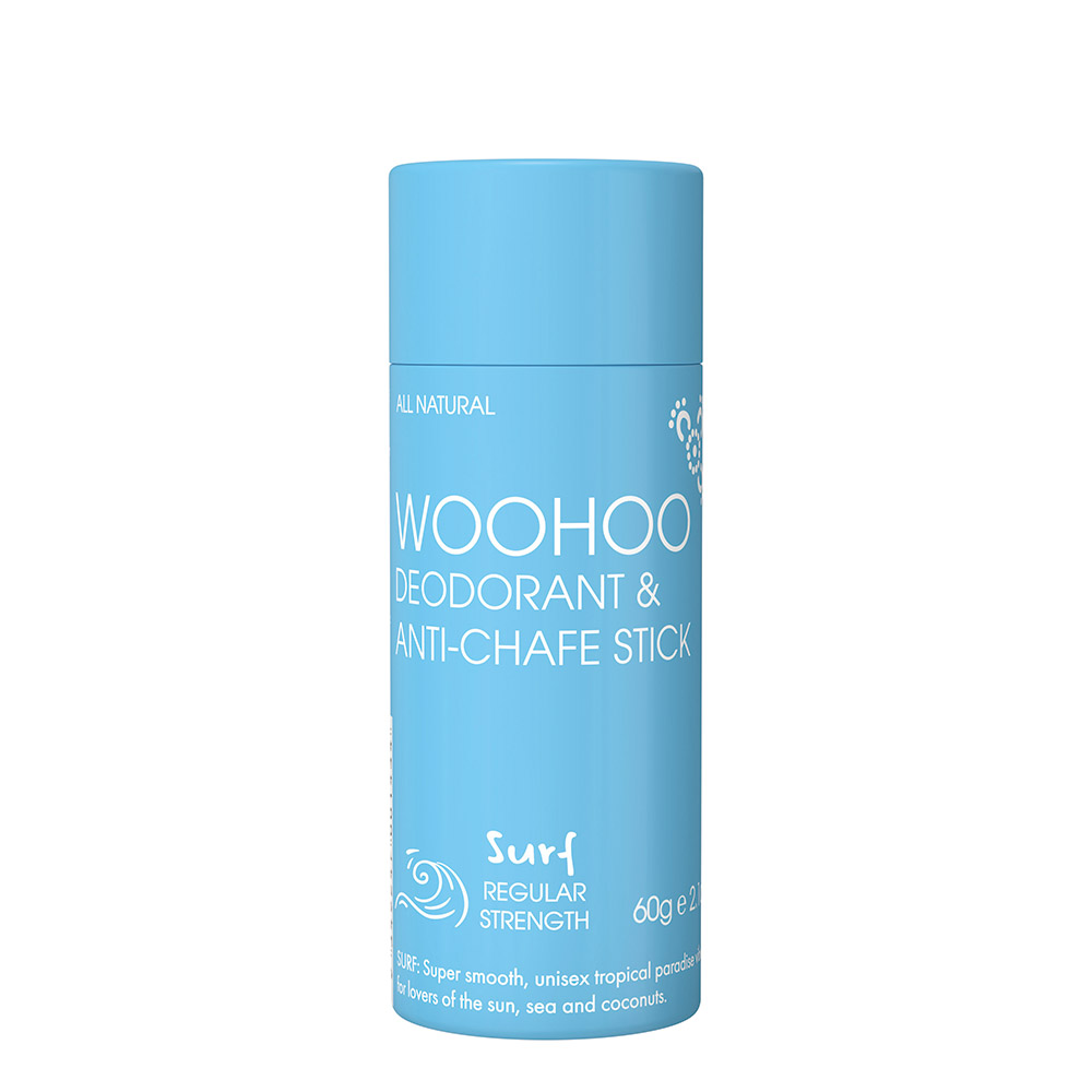 Woohoo Deodorant and Anti Chafe Stick Surf 60g
