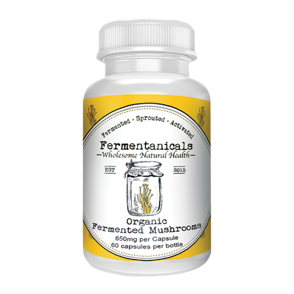 Fermentanicals | Organic Fermented Mushrooms 650mg Capsules