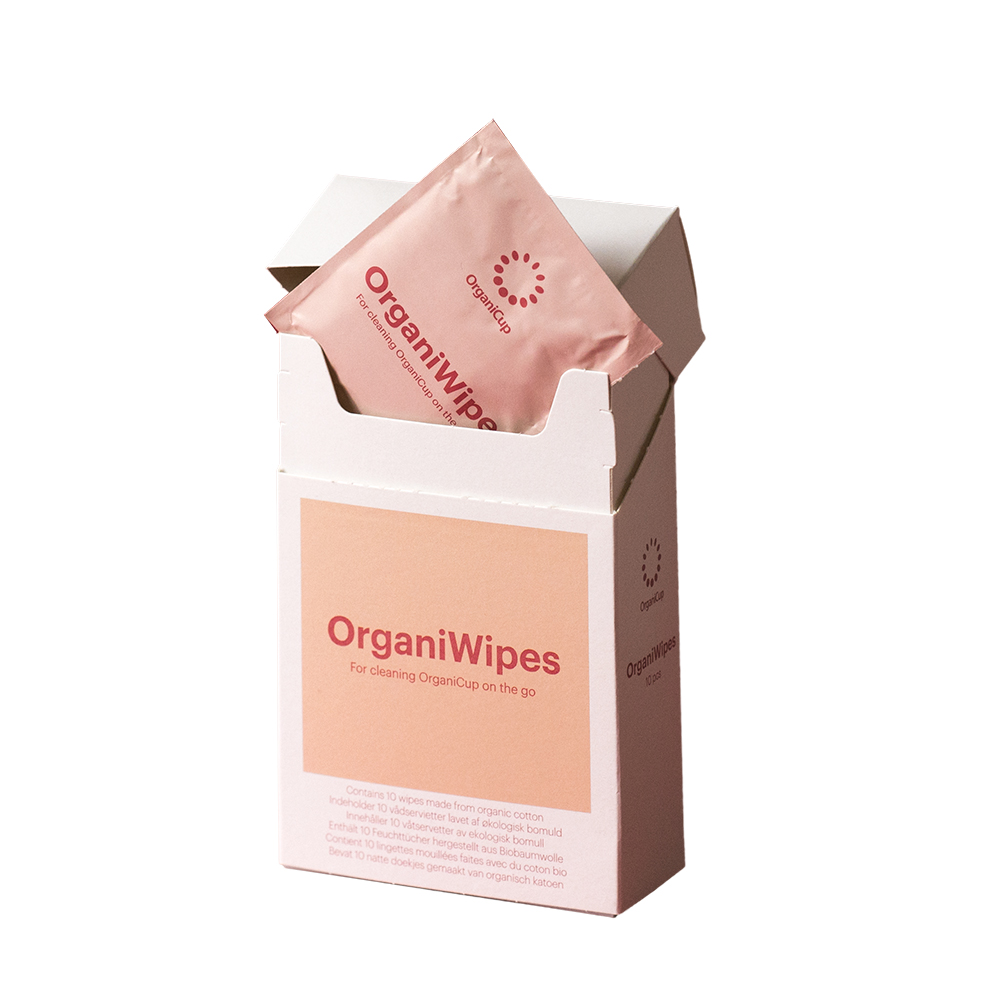 OrganiCup OrganiWipes x 10 Pack