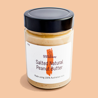 99th Monkey Peanut Butter - Natural Salted