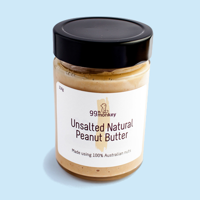 99th Monkey Peanut Butter - Natural Unsalted