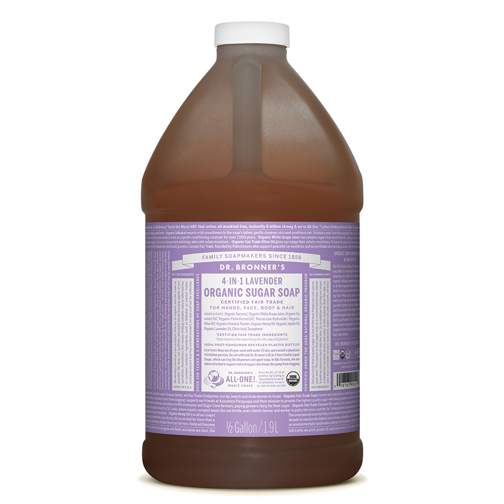 Dr. Bronner's Organic Pump Soap Refill Lavender 1.9L
