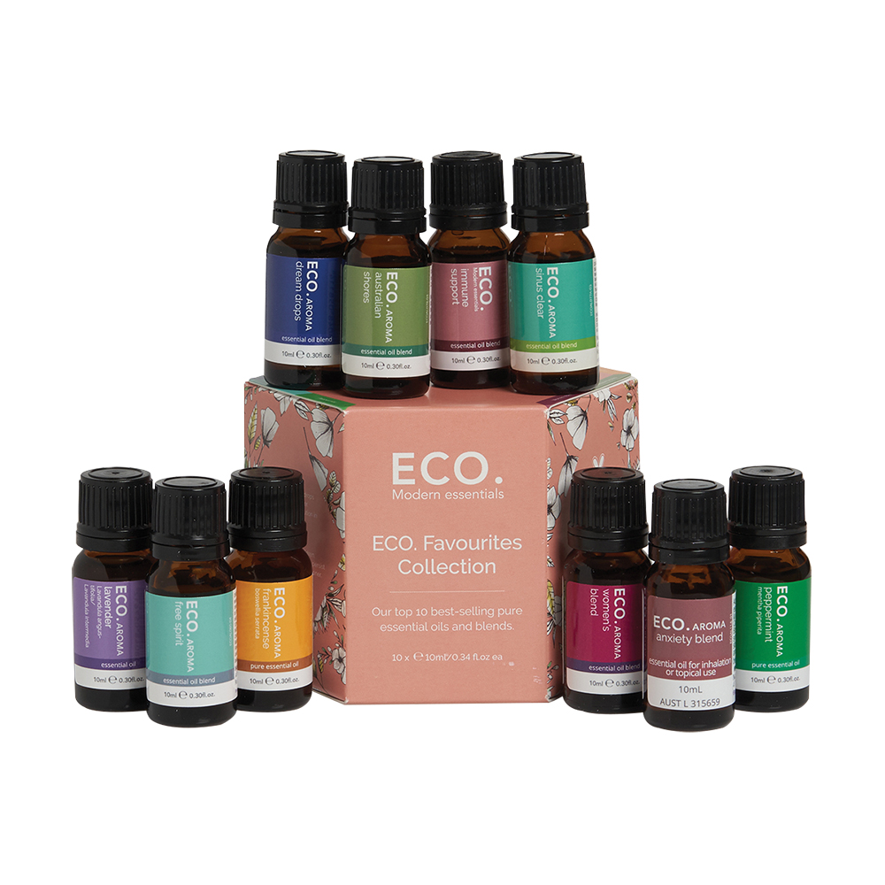 ECO Aroma Essent Oil Favourites Collection 10ml x 10 Pack