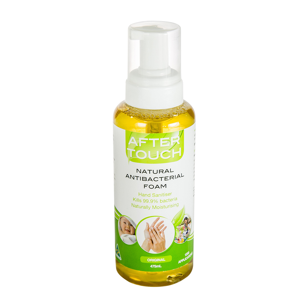 After Touch Natural Antibacterial Hand Sanitising Foam 475ml
