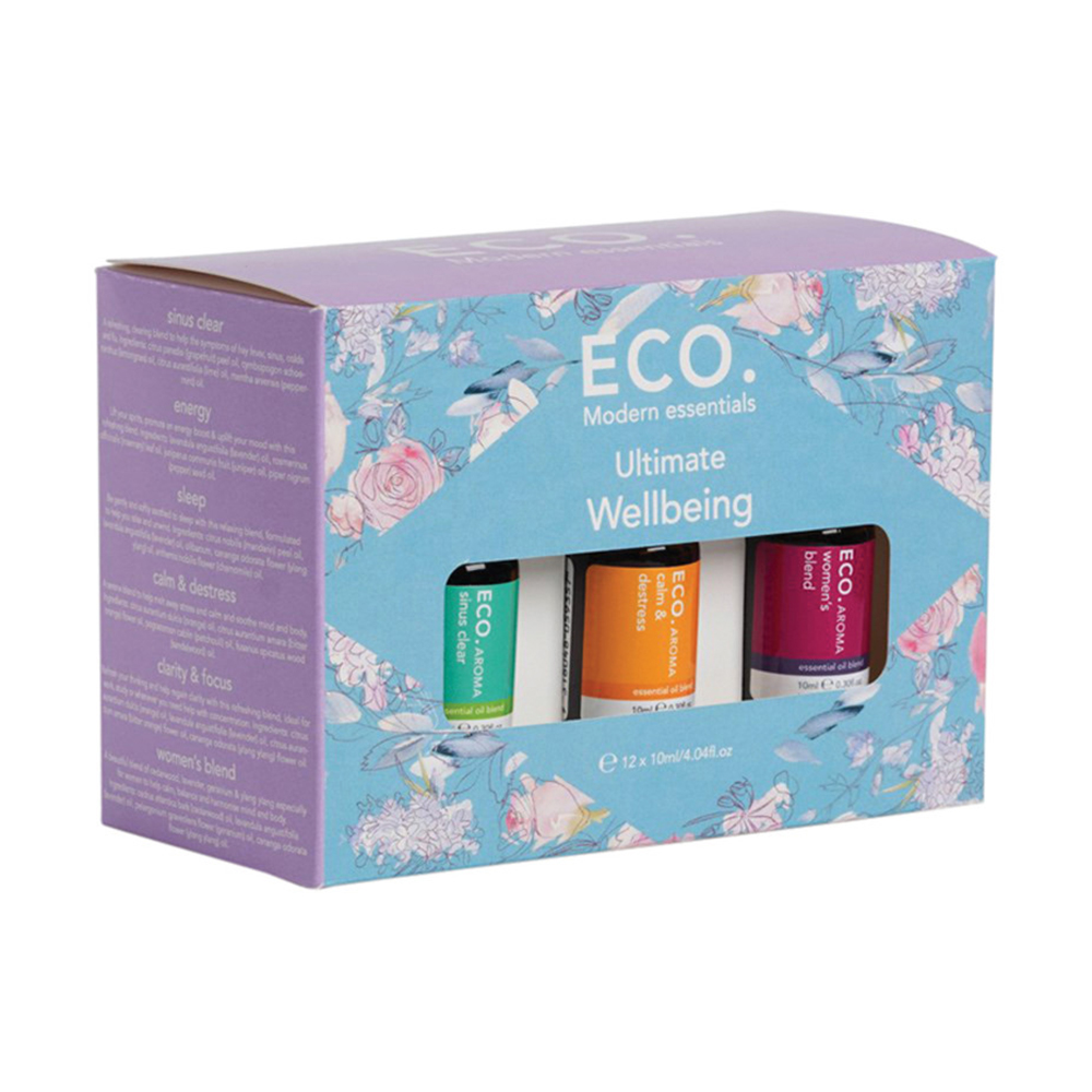ECO Aroma Essent Oil Ultimate Wellbeing 10ml x 12 Pack