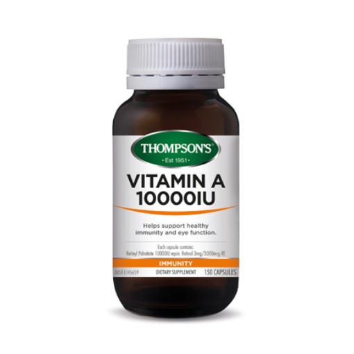 Thompson's Vitamin A 10000iu 150 Capsules