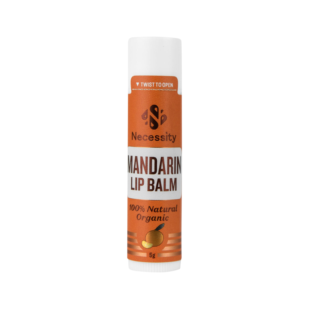 Necessity Organic Lip Balm Mandarin 5g