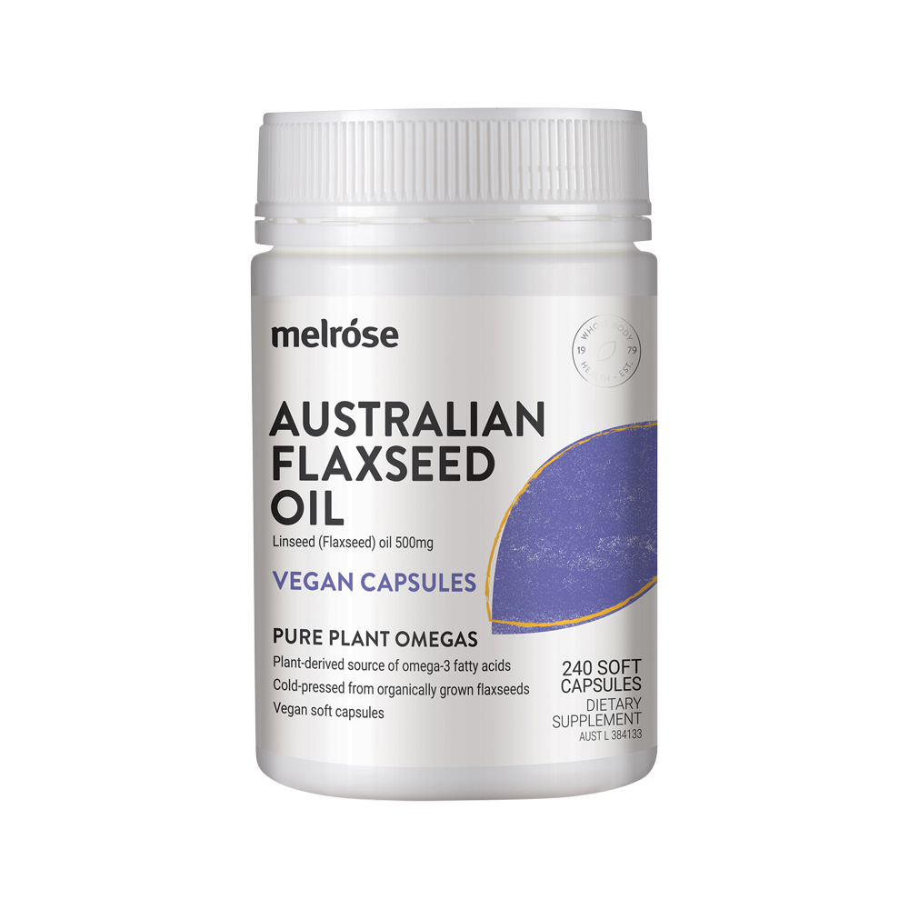 Melrose Australian Flaxseed Oil | 240 Vegan Capsules