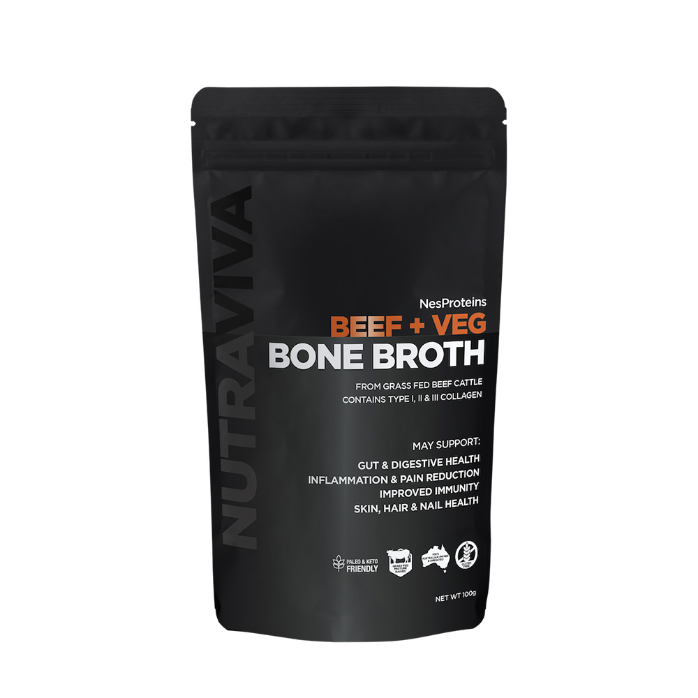NutraViva NesProteins | Bone Broth Beef + Veg 100g