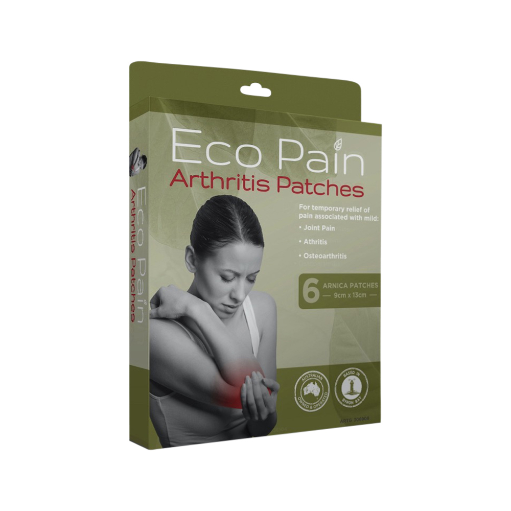 Byron Naturals Eco Pain Patches Arthritis x 6 Pack