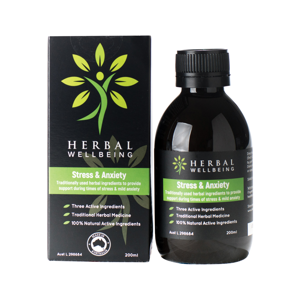 Herbal Wellbeing Stress and Anxiety 200ml