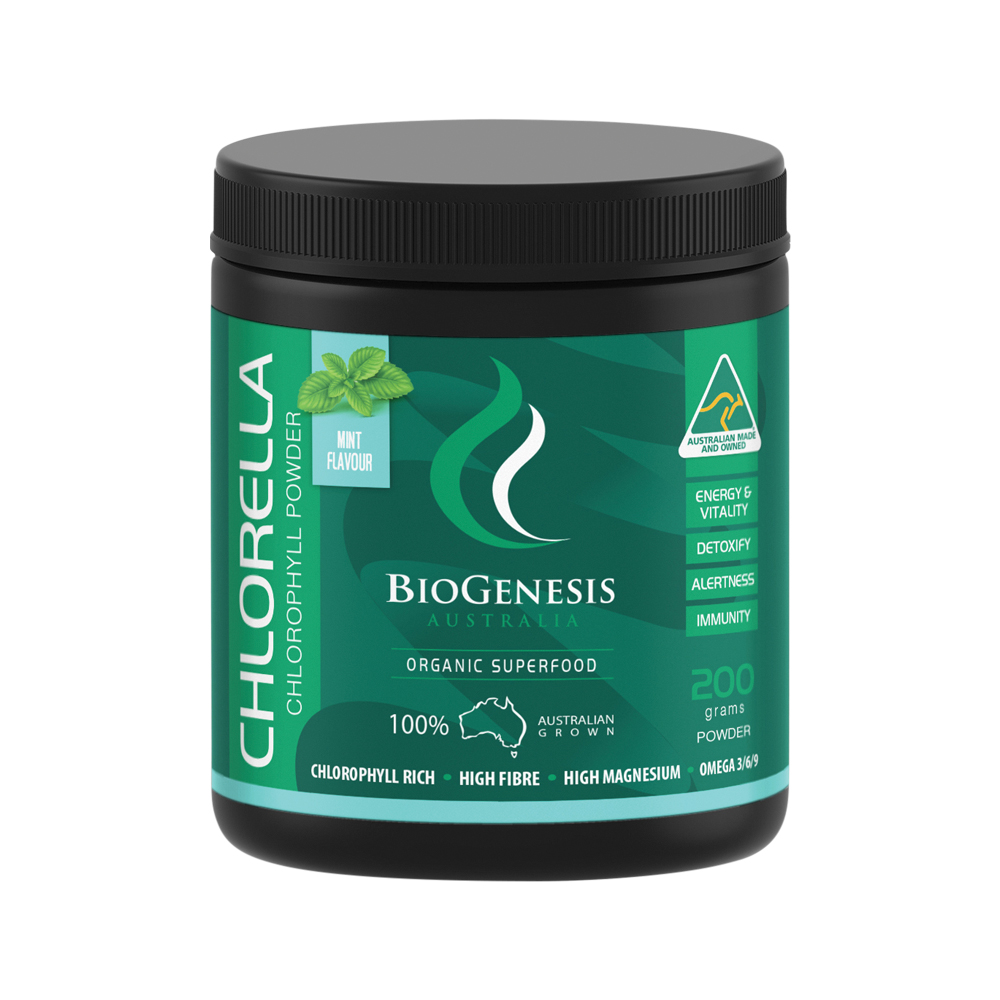 BioGenesis Chlorella Powder | Mint