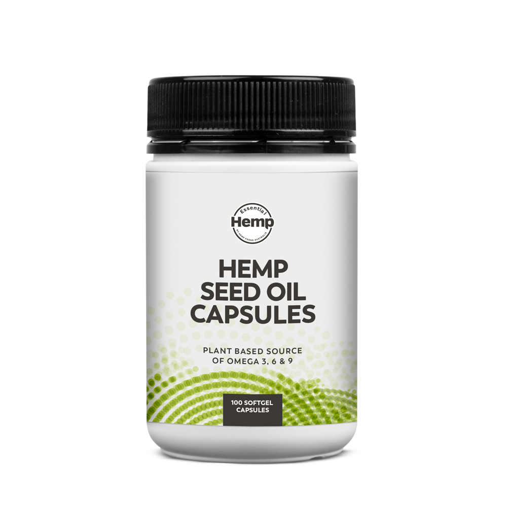 Essential Hemp Hemp Seed Oil Capsules 100c