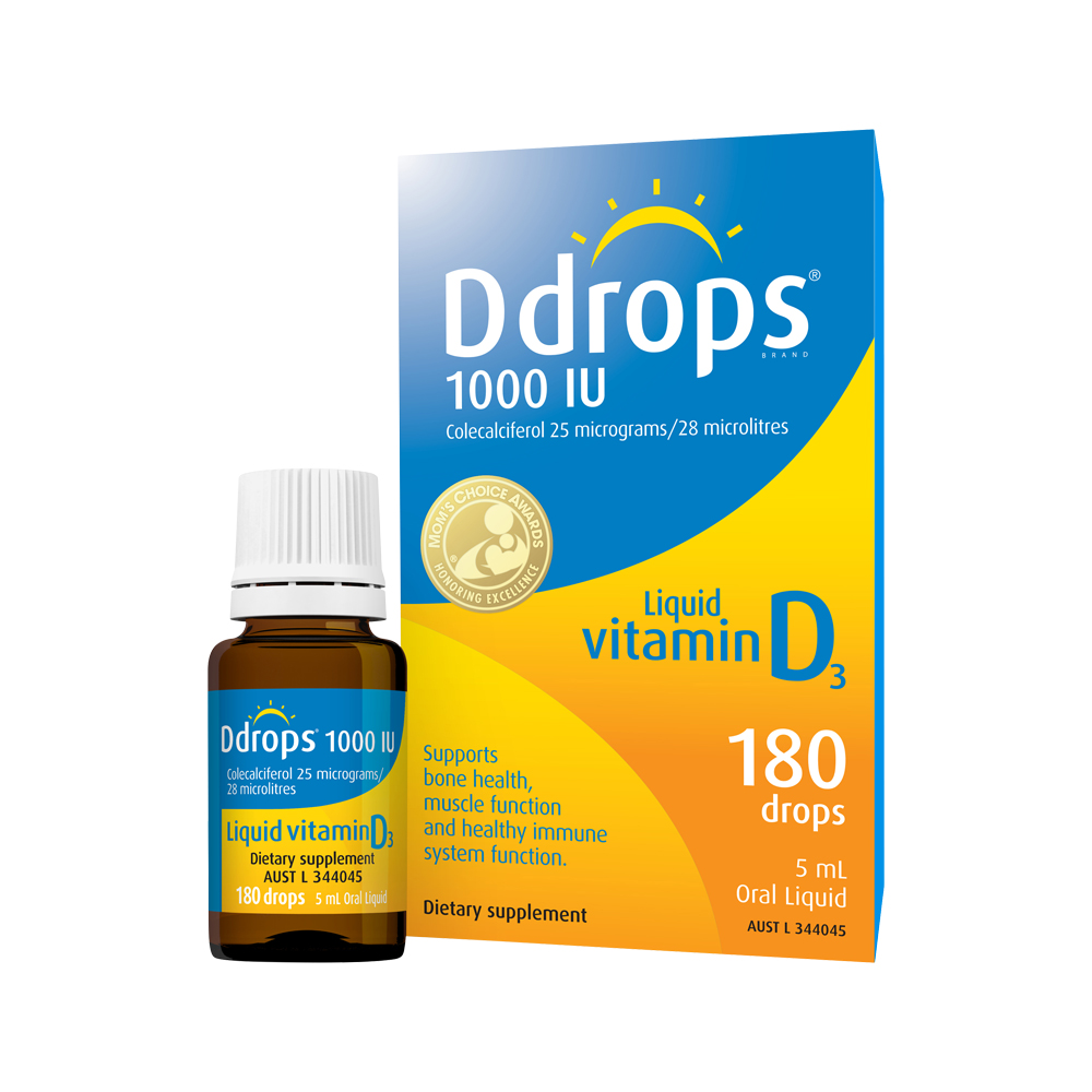 Ddrops Liquid Vitamin D3 | 1000IU