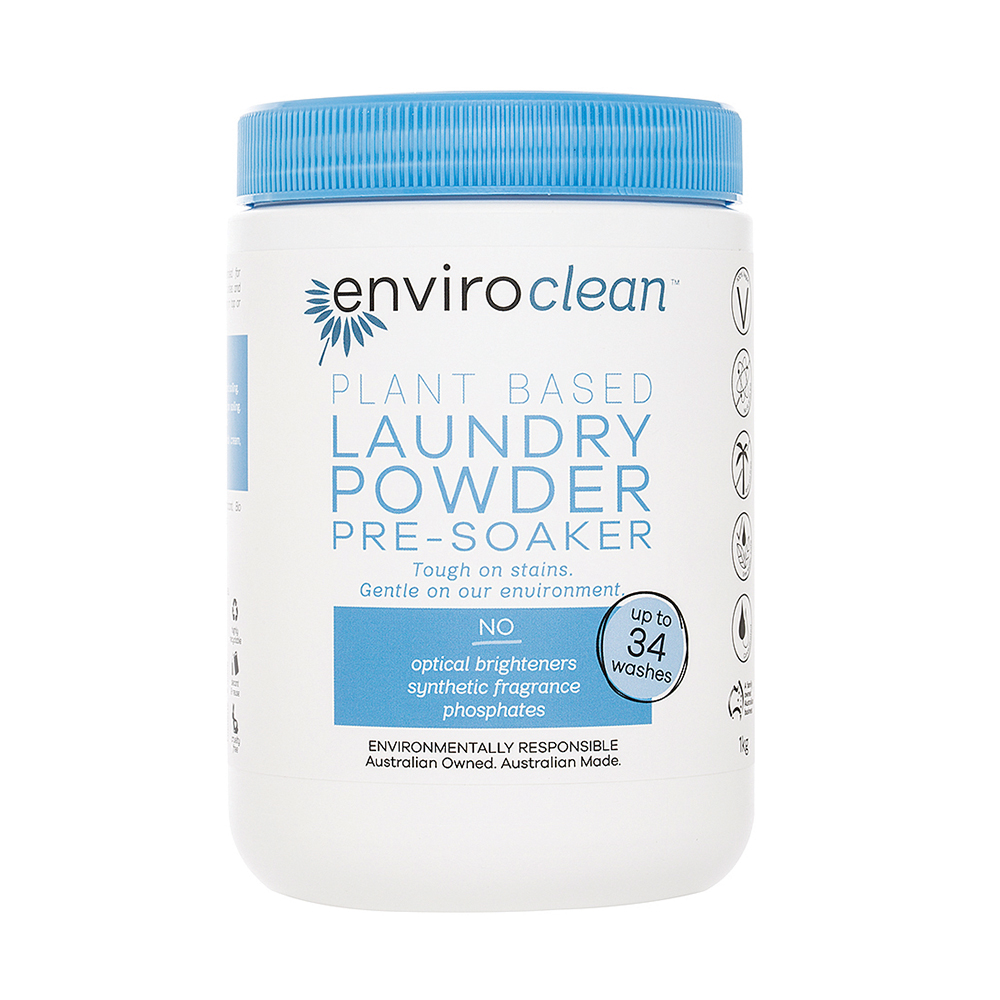 EnviroClean Laundry Powder and PreSoaker 1kg