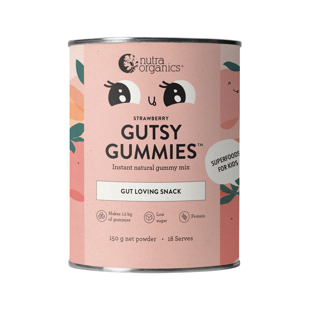 Nutra Organics Kids | Gutsy Gummies | Strawberry