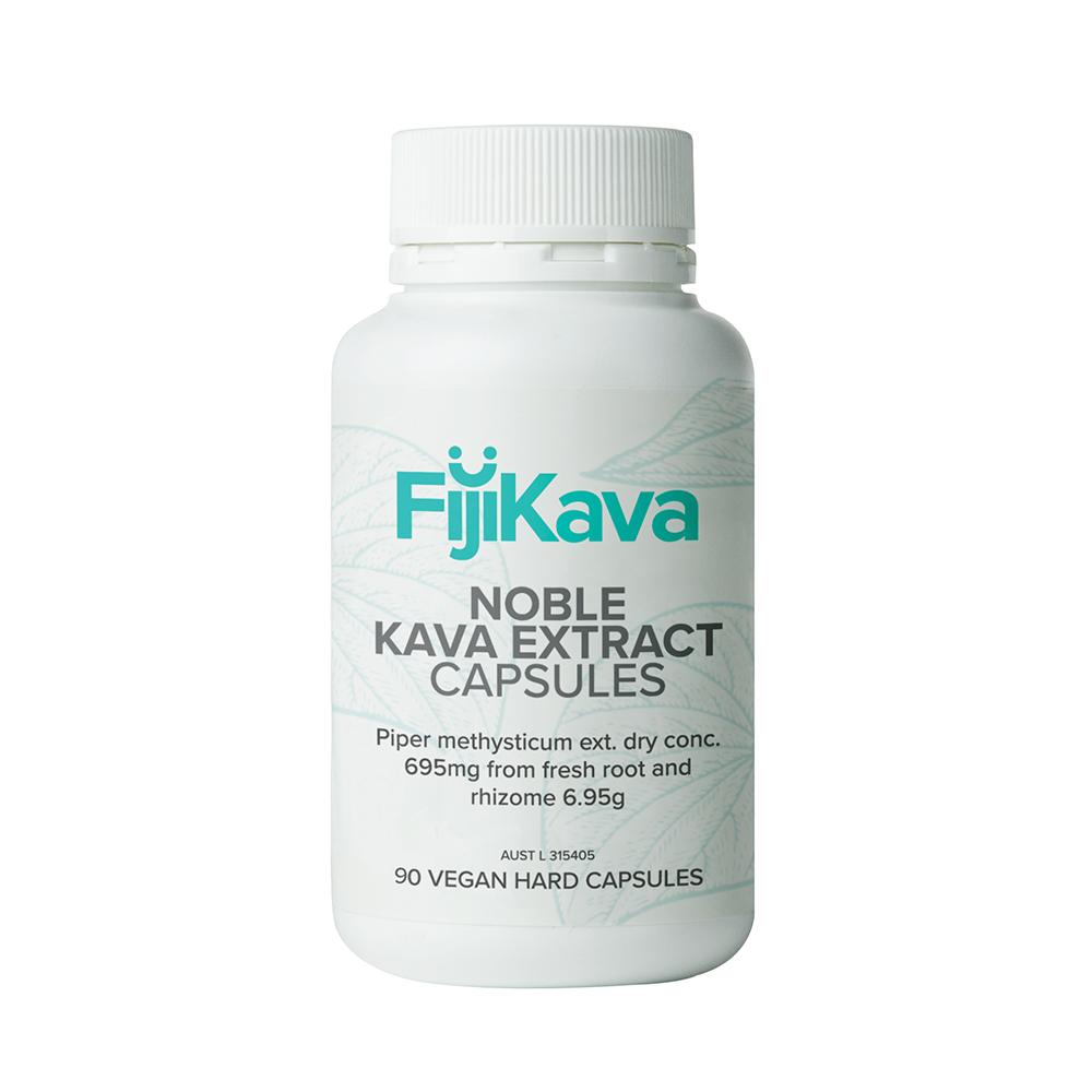 Fiji Kava Noble Kava Extract Capsules 90vc