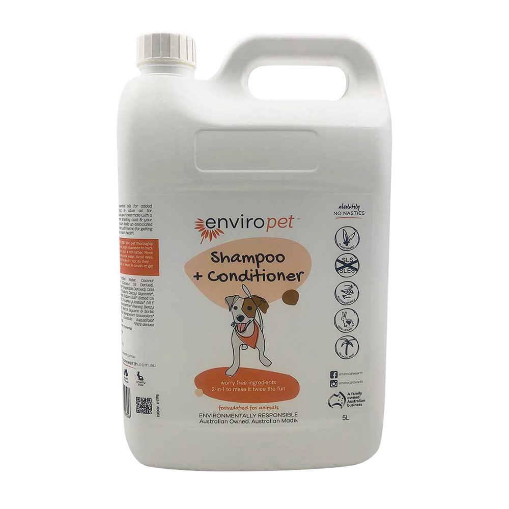 EnviroPet Pet Shampoo and Conditioner 5L