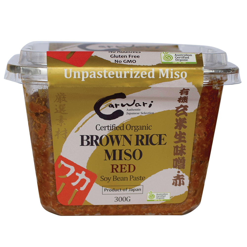 Carwari Organic Brown Rice Miso Paste Red 300g