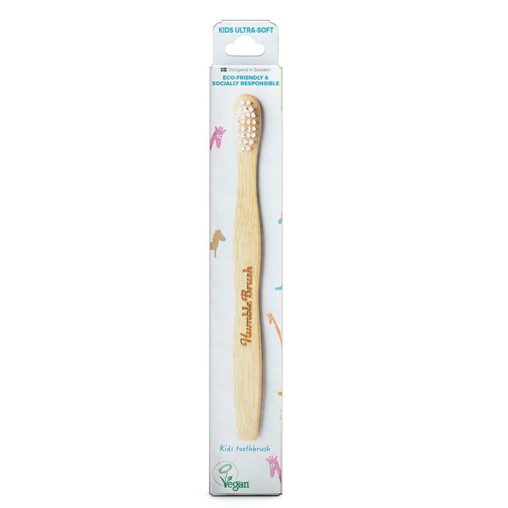The Humble Co. Toothbrush Bamboo Kids Ultra Soft White
